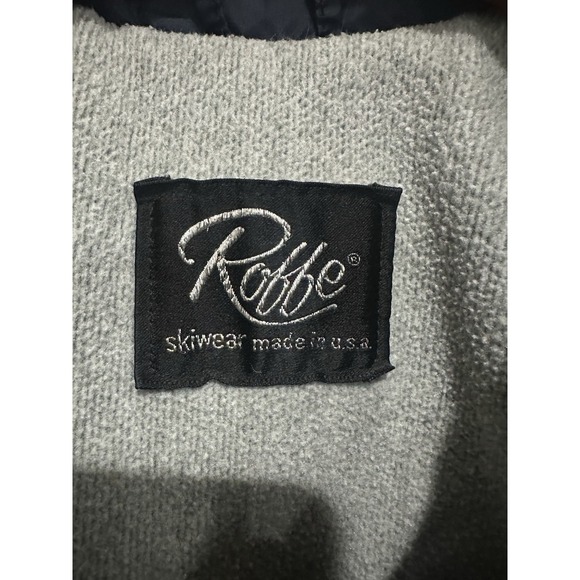 Vtg Ski Coat Berry Roffe Skiwear 80s Womens Large Made In The USA Apple Patch - Picture 2 of 8